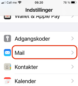 Mail iOS 1